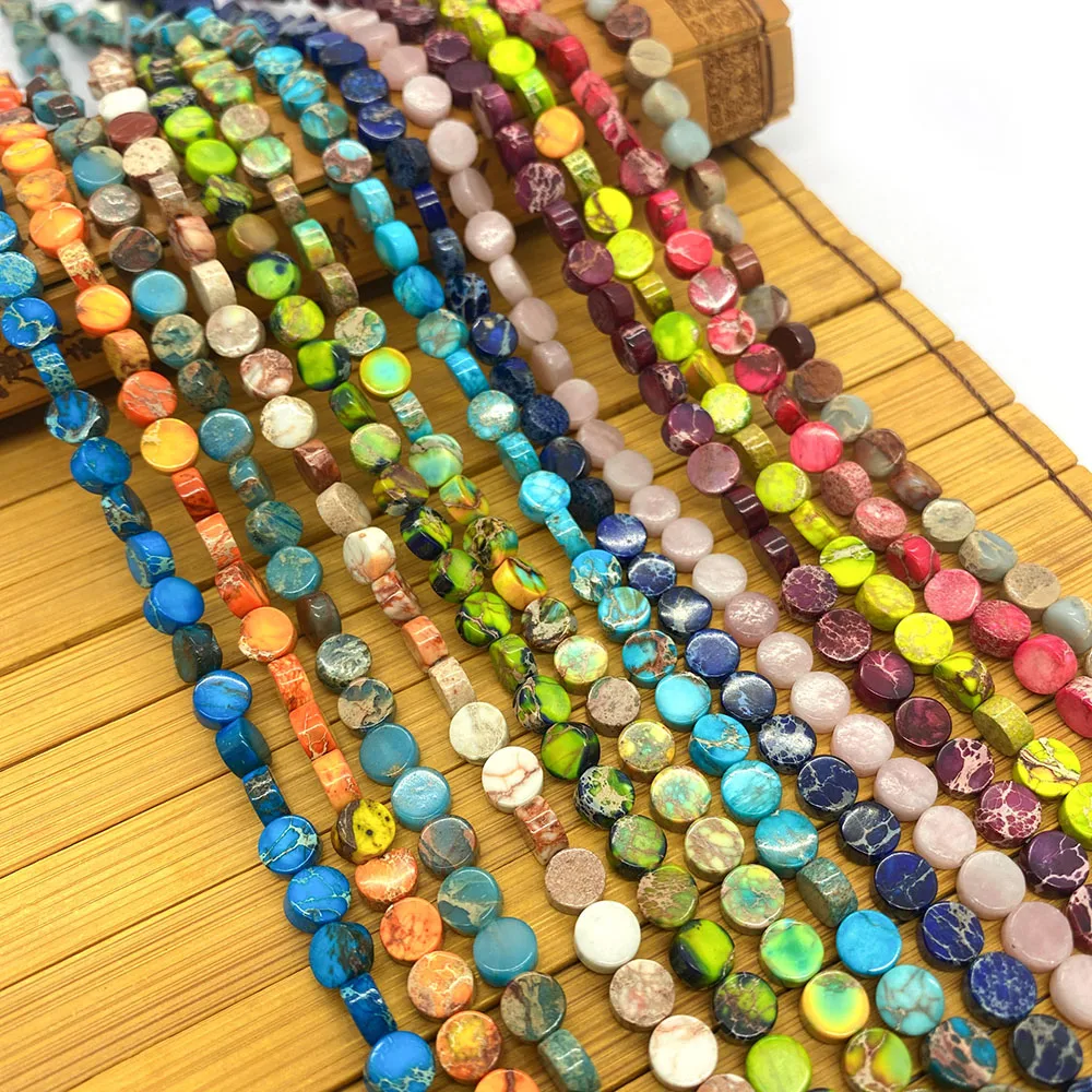 1 Strand Round Button Shaped Natural Semi-precious Stone 3x6 Mm Turquoise Loose Beads Strand 13 Colors DIY for Making Necklace
1 Strand Round Button Shaped Natural Semi-precious Stone 3x6 Mm Turquoise Loose Beads Strand 13 Colors DIY for Making Necklace