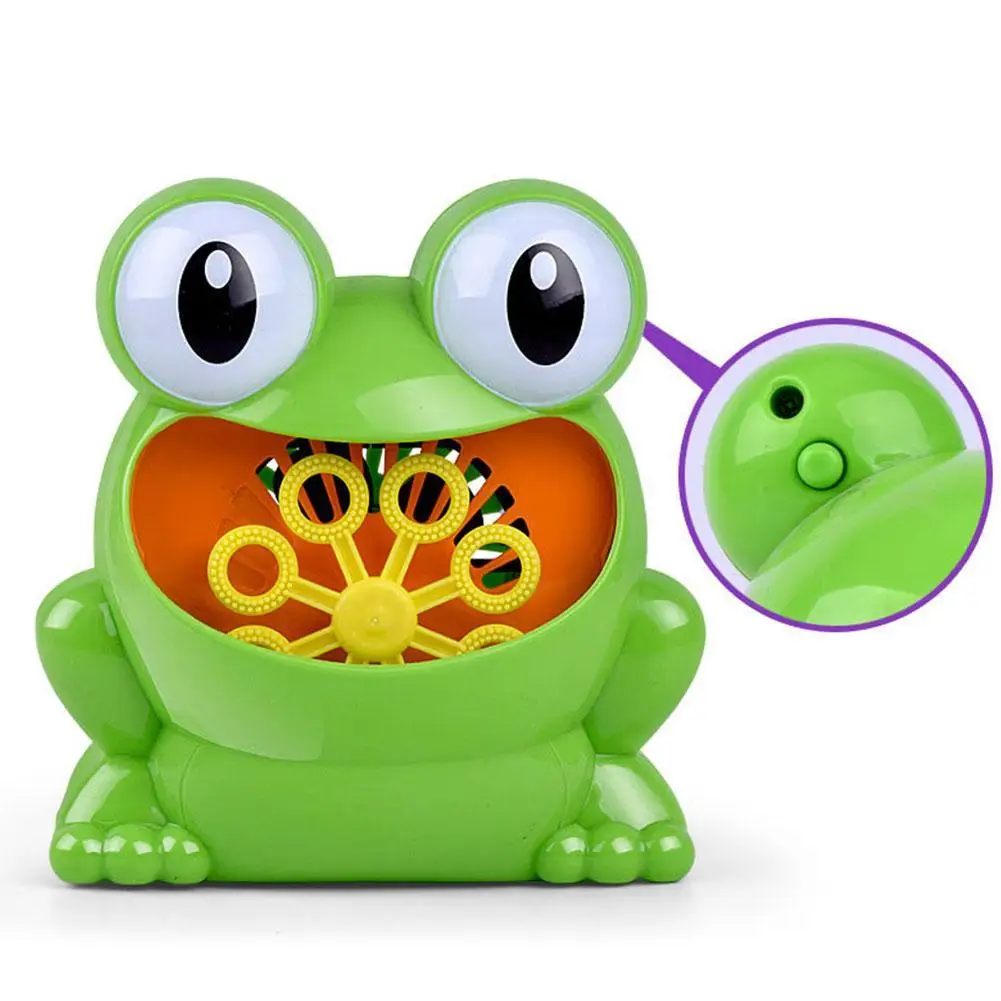 New Cute Frog Automatic Bubble Machine Gun Soap Bubble Blower Outdoor Kids Child Toy For Kids Christmas Gifts
New Cute Frog Automatic Bubble Machine Gun Soap Bubble Blower Outdoor Kids Child Toy For Kids Christmas Gifts