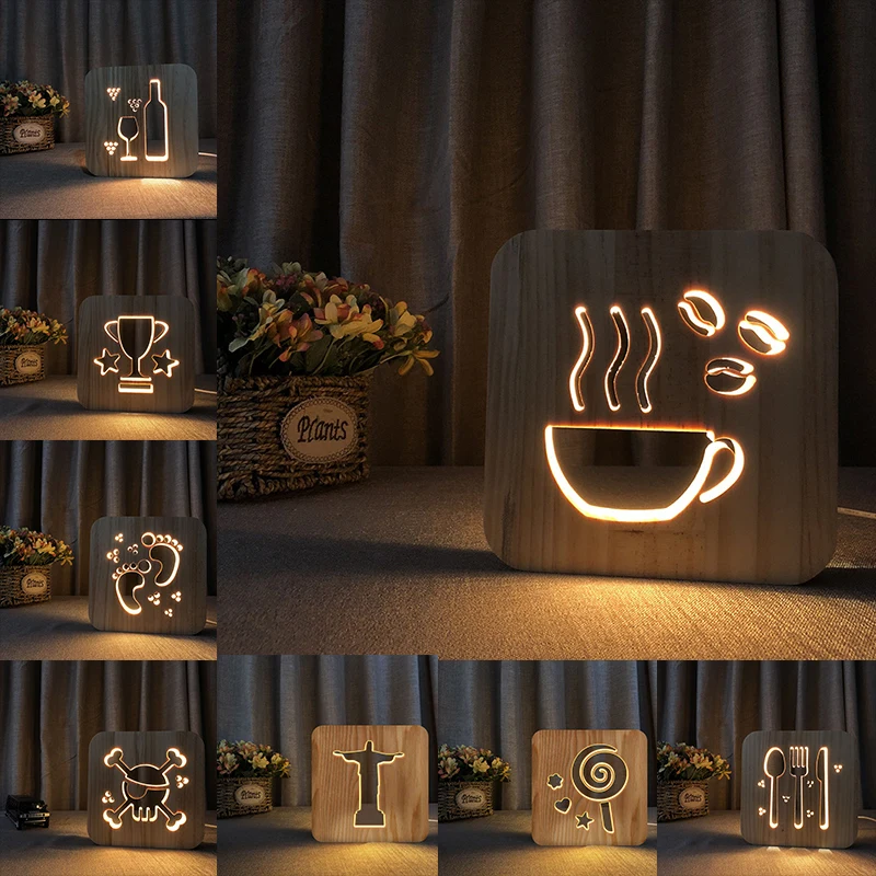 Led Usb Night Moon Light Wooden Jesus Coffee Footprint Cute Lamp Novelty Kid Bedroom 3d Decoration Table Lights Child Gift
Led Usb Night Moon Light Wooden Jesus Coffee Footprint Cute Lamp Novelty Kid Bedroom 3d Decoration Table Lights Child Gift
