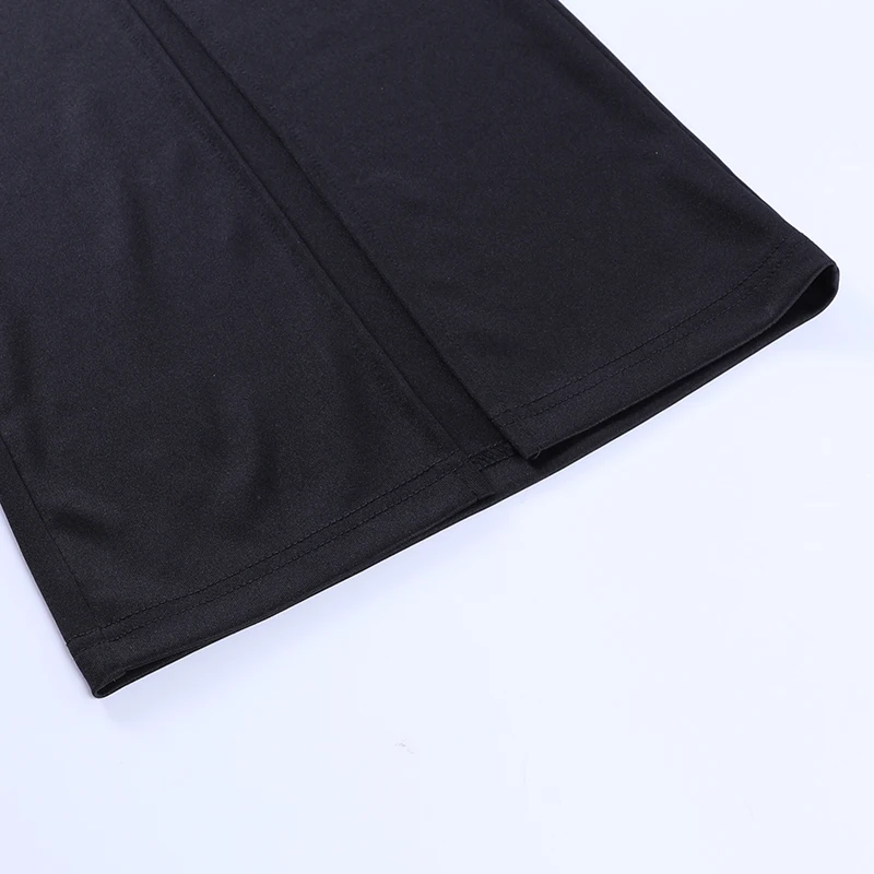 Split Trousers Women High Waist Pants Loose Elastic Waist Hight Side Slit Hem Sexy Fashion Solid Black Elegant Pants
Split Trousers Women High Waist Pants Loose Elastic Waist Hight Side Slit Hem Sexy Fashion Solid Black Elegant Pants