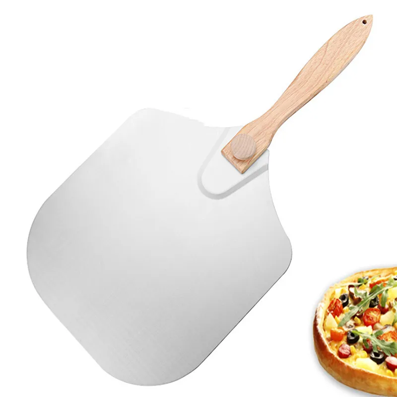Foldable Large Aluminum Pizza Peel Shovel with Wooden Handle Cake Shovel Baking Tools Pizza Transfer Tool for Kithchen
Foldable Large Aluminum Pizza Peel Shovel with Wooden Handle Cake Shovel Baking Tools Pizza Transfer Tool for Kithchen