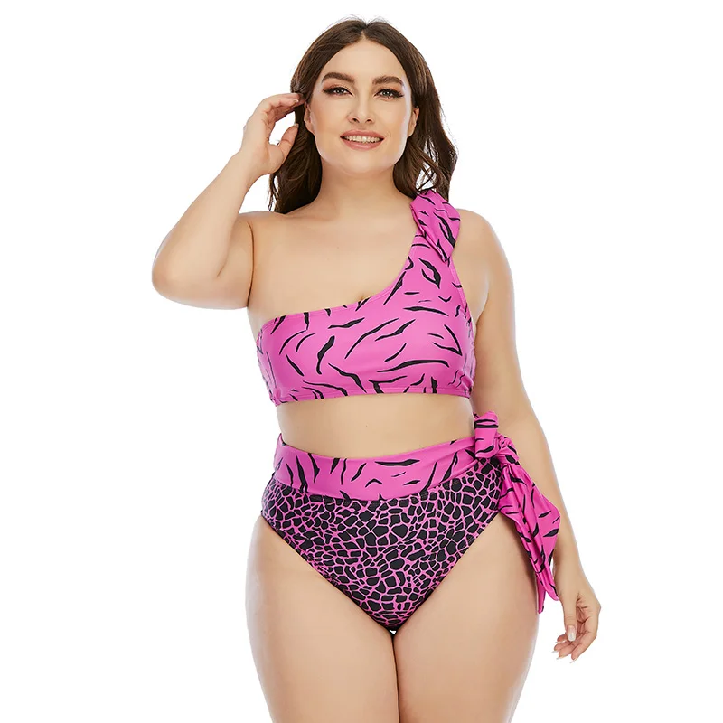 Dresses Woman Summer 2021 Pink Leopard One Shoulder Swimwear Tie Up Beachwear Bathing Swimming Suit Female
Dresses Woman Summer 2021 Pink Leopard One Shoulder Swimwear Tie Up Beachwear Bathing Swimming Suit Female