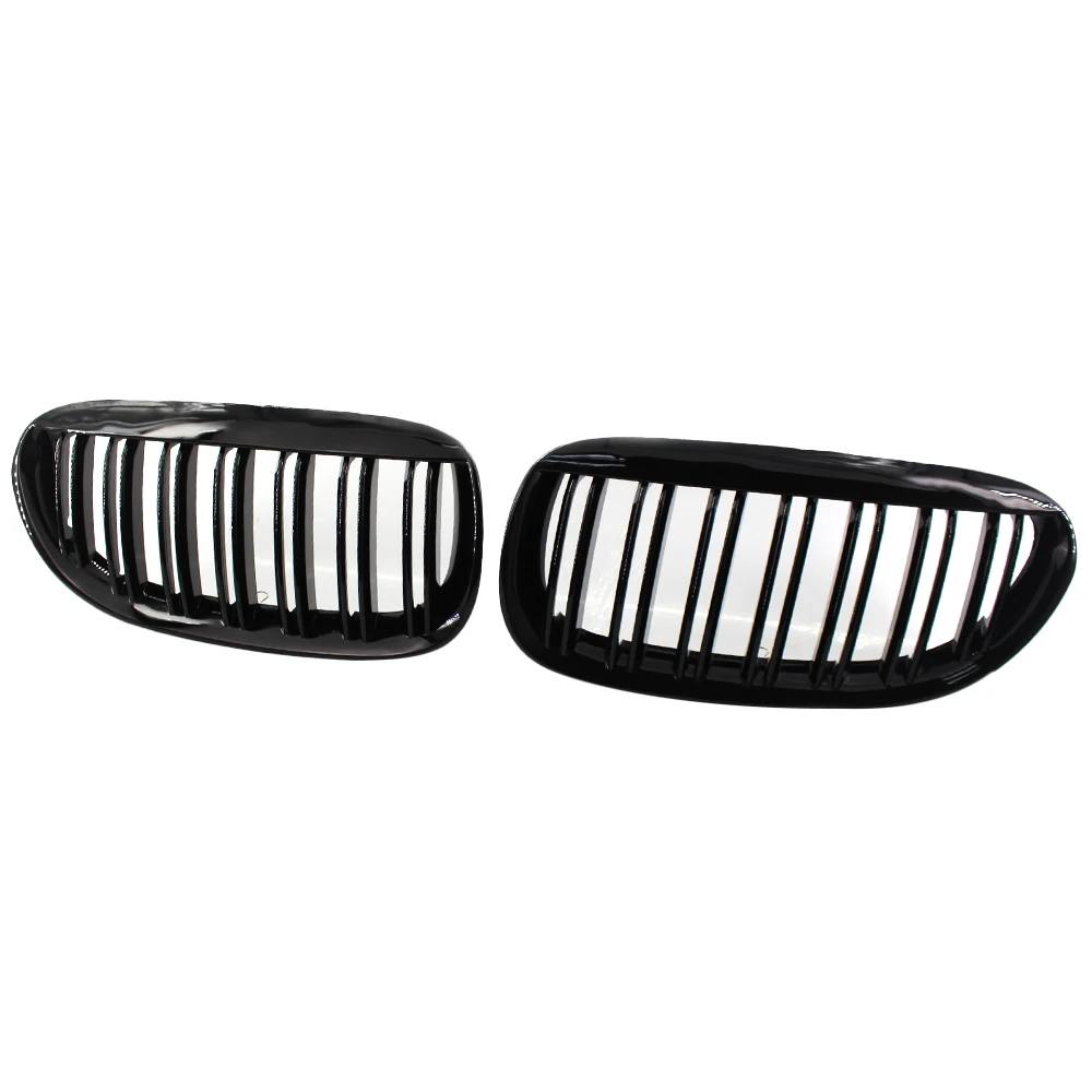 2Pcs Gloss Black Front Grille Bumper Hood Kidney Grille Racing Grille Car accessories for BMW 6-Series E63 2003-2010
2Pcs Gloss Black Front Grille Bumper Hood Kidney Grille Racing Grille Car accessories for BMW 6-Series E63 2003-2010