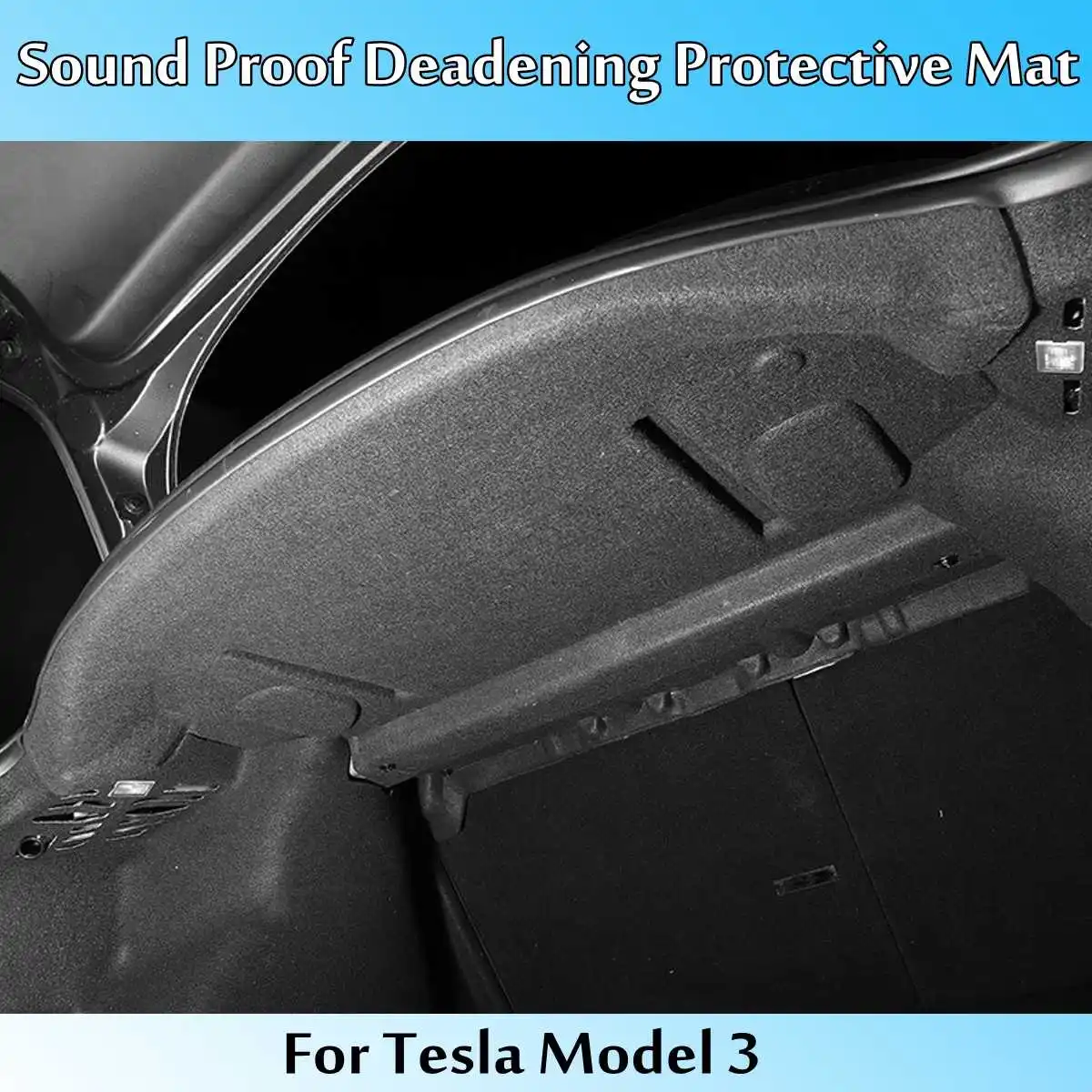 Car Rear Trunk Soundproof PVC Cotton Mat Sound Proof Deadening Protective Cover Sticker For Tesla Model 3 2017 2018 2019
Car Rear Trunk Soundproof PVC Cotton Mat Sound Proof Deadening Protective Cover Sticker For Tesla Model 3 2017 2018 2019