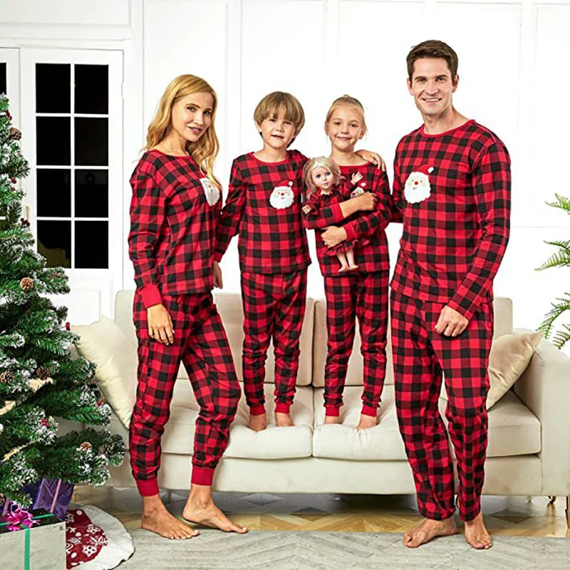 Family Christmas Costume Set Mother Kids New Year Pajamas Family 2022 New Christmas Red Plaid Adult Kids Set Wear Pajama Xmas
Family Christmas Costume Set Mother Kids New Year Pajamas Family 2022 New Christmas Red Plaid Adult Kids Set Wear Pajama Xmas