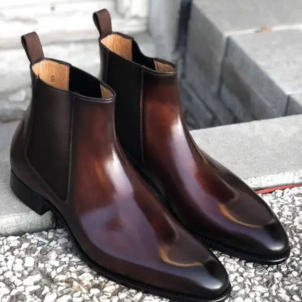 2021 Spring Fashion Classic All-match Formal Wear Brown Low Heel Chelsea Boots Classic Trend Casual Men's Boots HL079
2021 Spring Fashion Classic All-match Formal Wear Brown Low Heel Chelsea Boots Classic Trend Casual Men's Boots HL079
