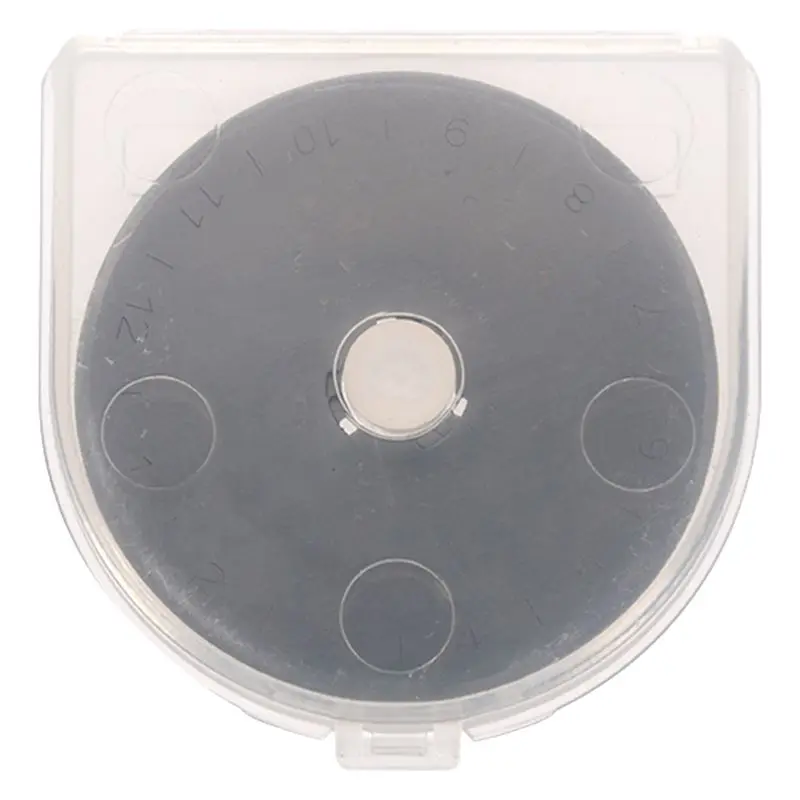 5 шт. 45 мм вращающиеся лезвия для резака для Olfa Fiskars Clover швейная квилтинг с коробкой (резак не входит в комплект) 
5 шт. 45 мм вращающиеся лезвия для резака для Olfa Fiskars Clover швейная квилтинг с коробкой (резак не входит в комплект)