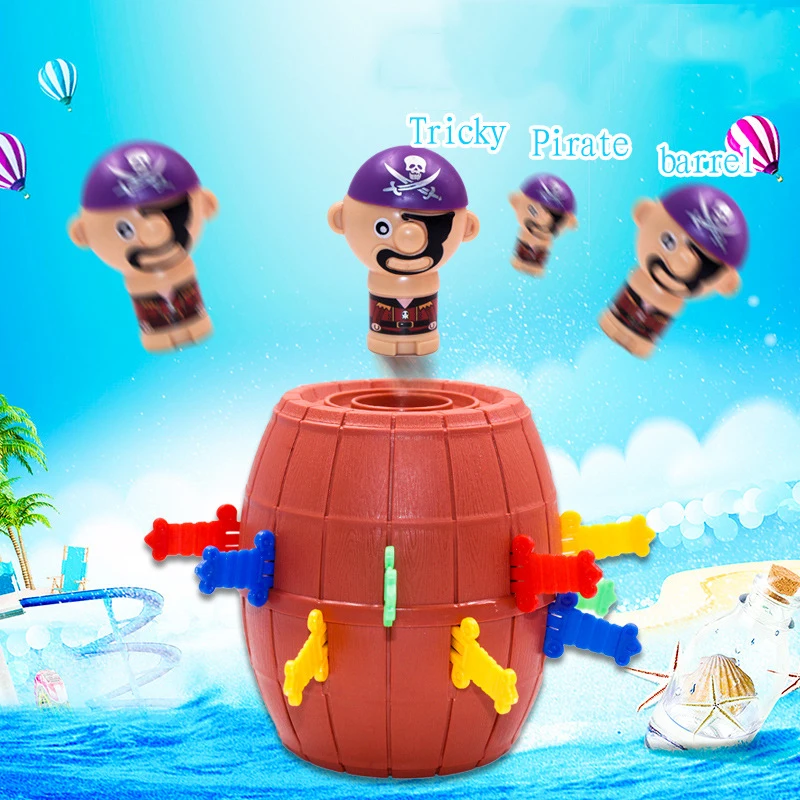 2021 Hot Sale Funny Novelty Kids Children Lucky Game Gadget Jokes Tricky Pirate Barrel Game Pirate Bucket Kiddie Toy
2021 Hot Sale Funny Novelty Kids Children Lucky Game Gadget Jokes Tricky Pirate Barrel Game Pirate Bucket Kiddie Toy