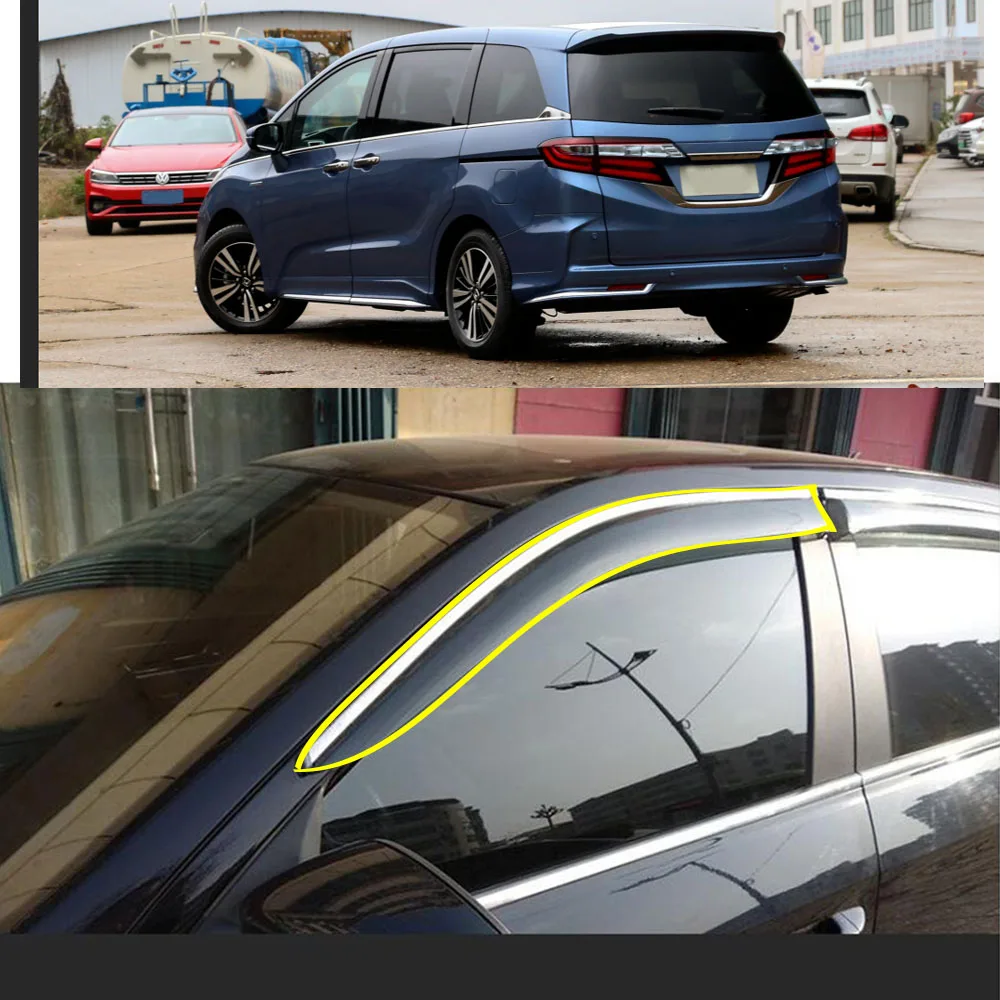 Car Sticker Plastic Window Glass Wind Visor Rain/Sun Guard Vent For Honda Odyssey 2015-2016 2017 2018 2019-2020 2021
Car Sticker Plastic Window Glass Wind Visor Rain/Sun Guard Vent For Honda Odyssey 2015-2016 2017 2018 2019-2020 2021