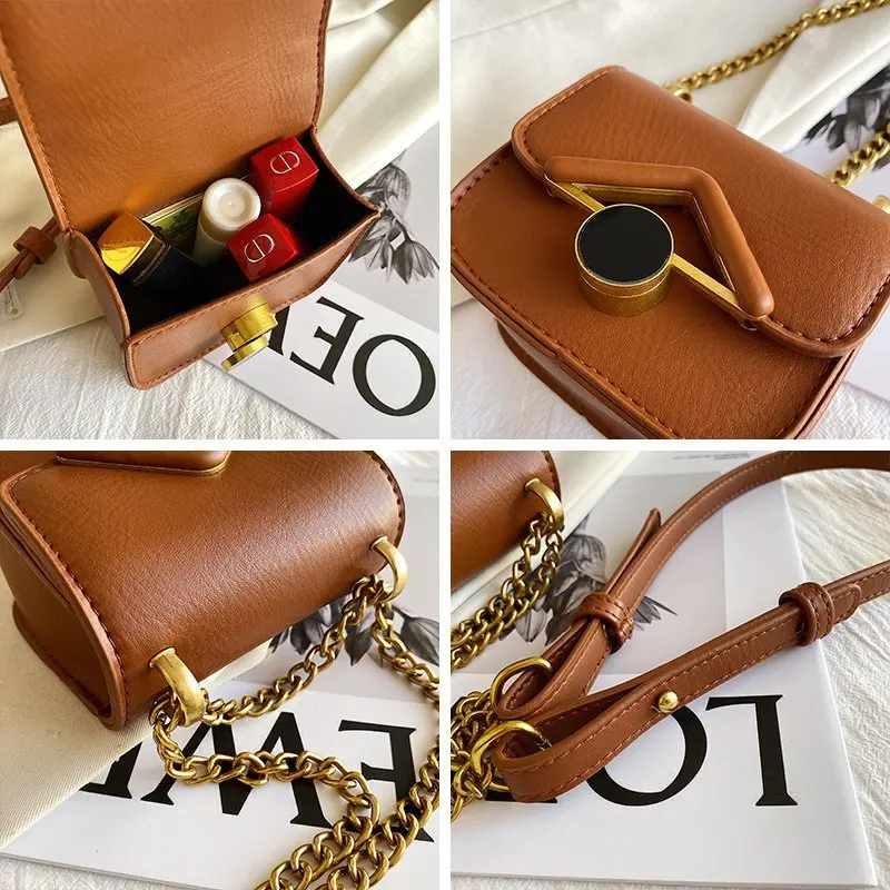 Super Mini PU Leather Crossbody Bags for Women Brand Chain Handbag Female Shoulder Bag Lady Simple Fashion Messenger Small Bag
Super Mini PU Leather Crossbody Bags for Women Brand Chain Handbag Female Shoulder Bag Lady Simple Fashion Messenger Small Bag