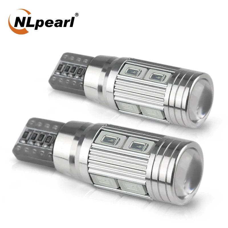 NLpearl 2x Signal Lamp Super Bright T10 LED W5W Bulb 12V 800LM 5630 Chips T10 W5W/194 LED Reverse Brake Lamp Plate Reading Lamp
NLpearl 2x Signal Lamp Super Bright T10 LED W5W Bulb 12V 800LM 5630 Chips T10 W5W/194 LED Reverse Brake Lamp Plate Reading Lamp
