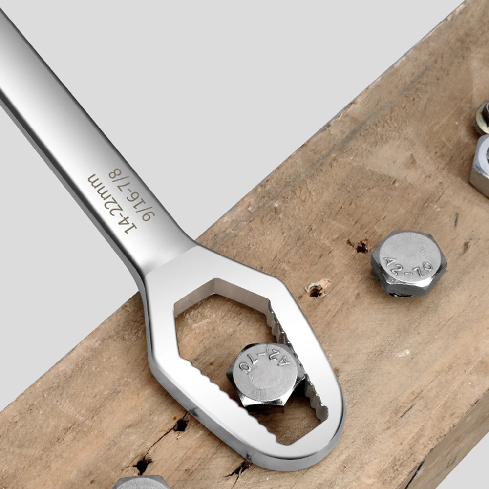 Многофункциональный ключ Torx, регулируемый гаечный ключ из хромованадиевой стали, с двумя головками, с храповым механизмом
Многофункциональный ключ Torx, регулируемый гаечный ключ из хромованадиевой стали, с двумя головками, с храповым механизмом
