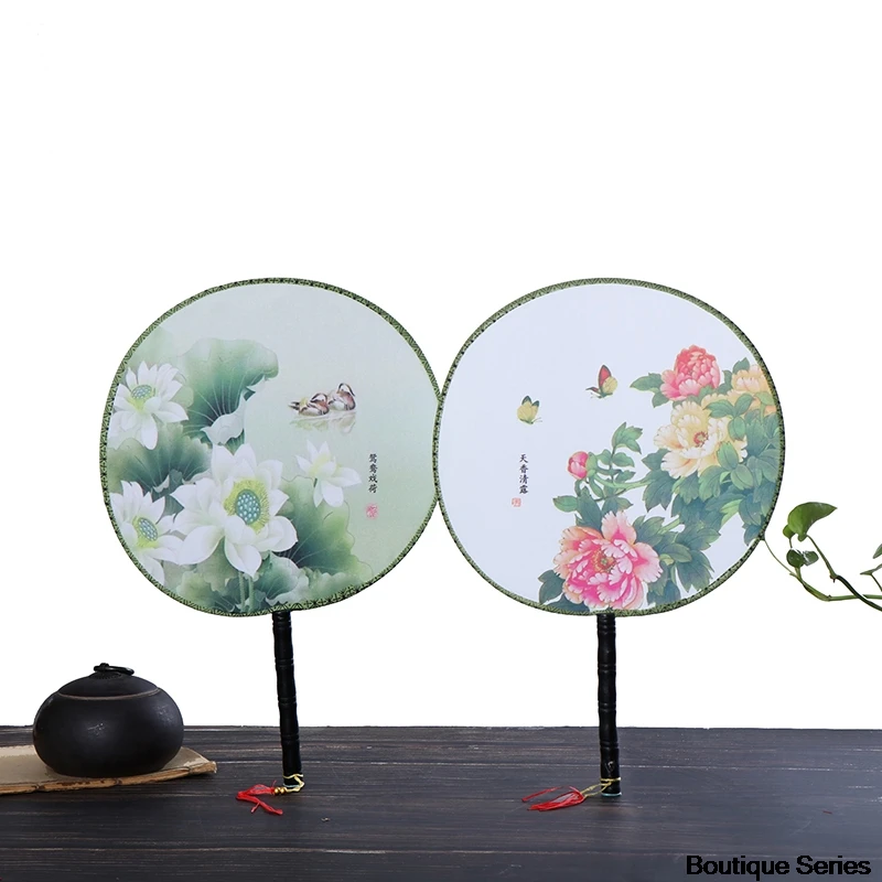 Dance Performance Wooden Handle Chinese Culture Vintage Round Hand Fan Print Wedding Party
Dance Performance Wooden Handle Chinese Culture Vintage Round Hand Fan Print Wedding Party