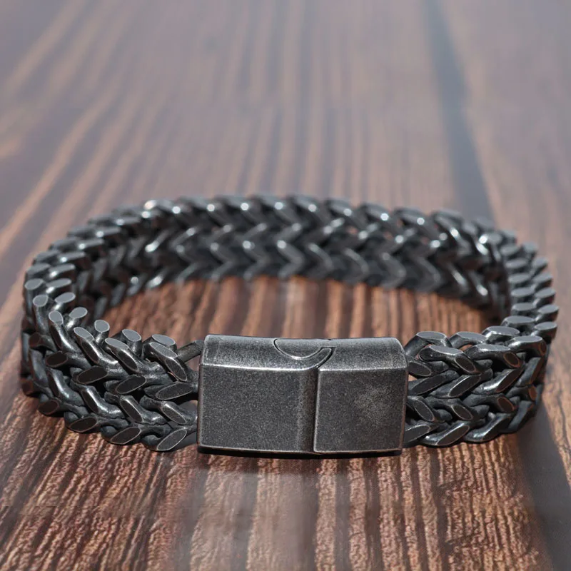 Stainless Steel Men Bracelet Franco Link Curb Chain Bracelet with Metal Magnetic Clasp Valentine's Day Gifts Free Shipping
Stainless Steel Men Bracelet Franco Link Curb Chain Bracelet with Metal Magnetic Clasp Valentine's Day Gifts Free Shipping