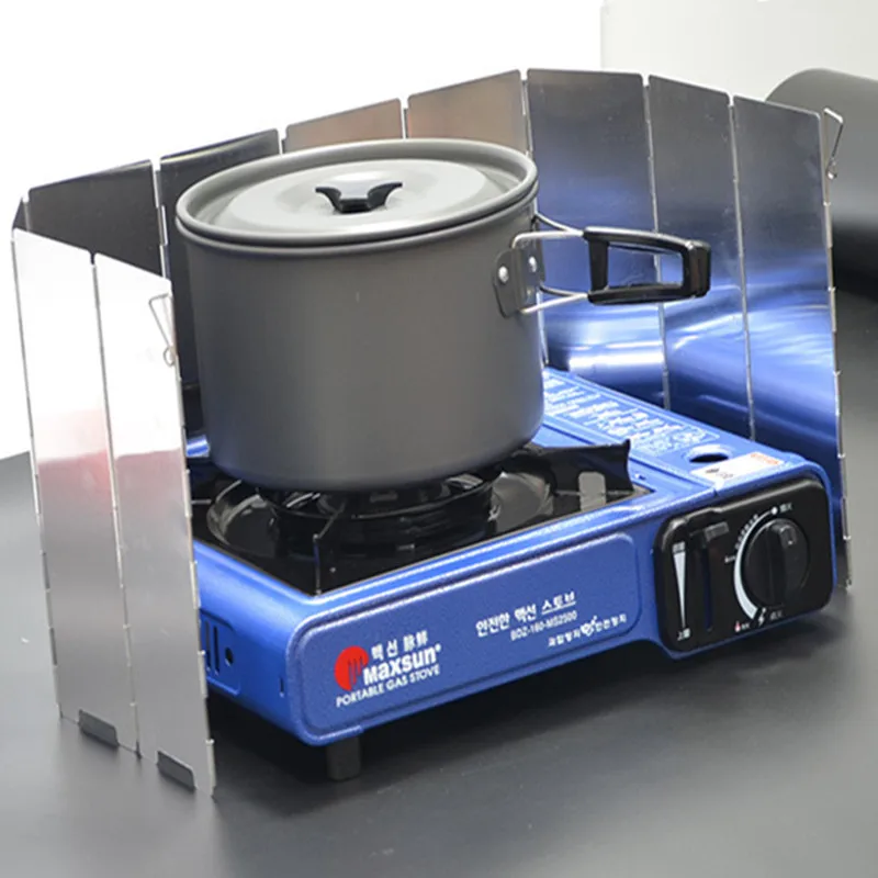 Wholesale 10 Plates Slim Folding Camping Stove Windscreen Aluminum Outdoor Cooking Stove Windshield With Storage Bag
Wholesale 10 Plates Slim Folding Camping Stove Windscreen Aluminum Outdoor Cooking Stove Windshield With Storage Bag