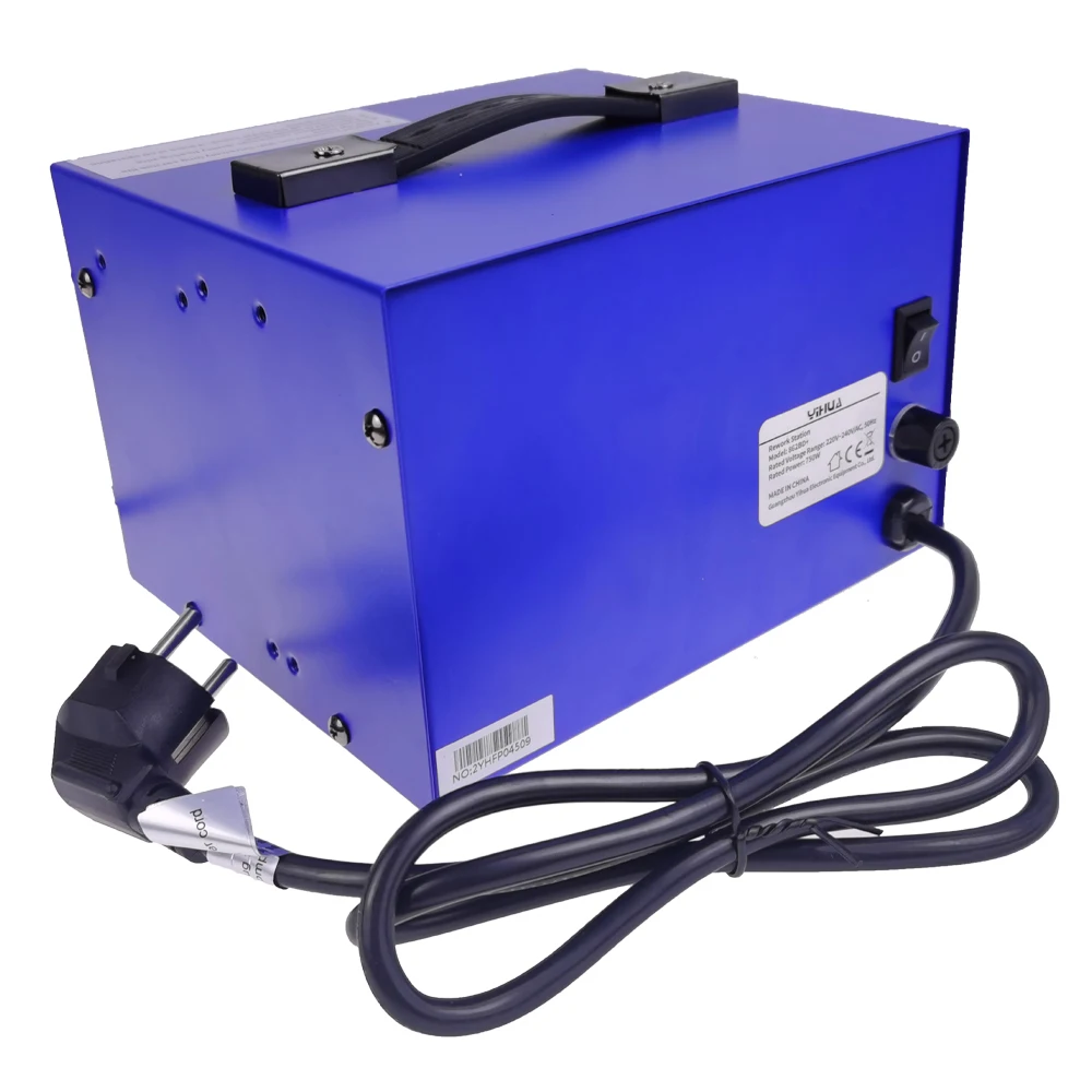 YIHUA862BD+ hot air soldering station digital anti-static hot air soldering station hot air desoldering station 2 in 1 110v 220v
YIHUA862BD+ hot air soldering station digital anti-static hot air soldering station hot air desoldering station 2 in 1 110v 220v