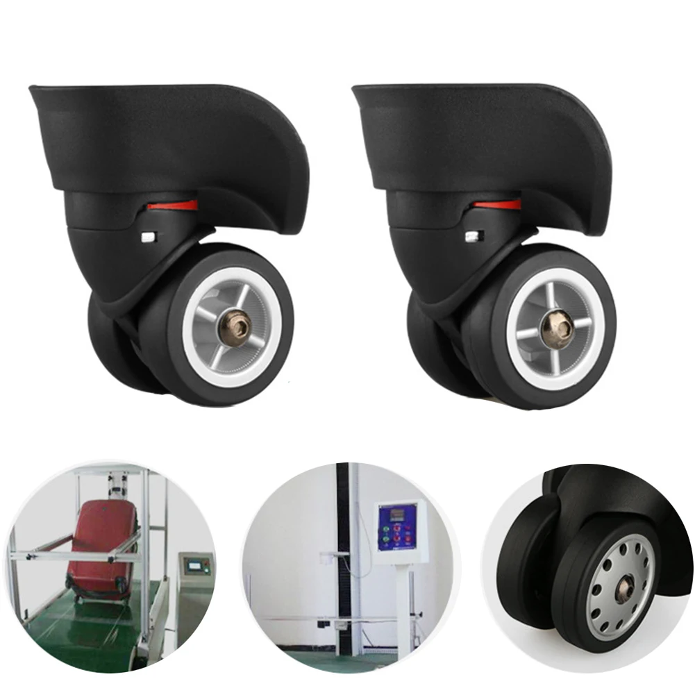1 Pair Suitcase Mute 360 Degree Rotation PVC Travel Universal Screw Practical Repair Luggage Wheel Black Solid Durable
1 Pair Suitcase Mute 360 Degree Rotation PVC Travel Universal Screw Practical Repair Luggage Wheel Black Solid Durable