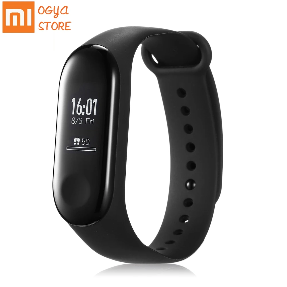 Оригинальный Global Xiaomi mi Band 3 умный Браслет 0 78 &quotOLED мгновенное сообщение звонящий ID