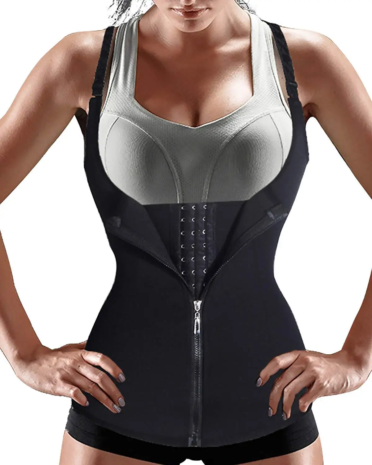 Women Waist Trainer Push Up Vest Tummy Belly Girdle Body Shaper Waist Cincher Corset Zipper Vest Shaperwear
Women Waist Trainer Push Up Vest Tummy Belly Girdle Body Shaper Waist Cincher Corset Zipper Vest Shaperwear