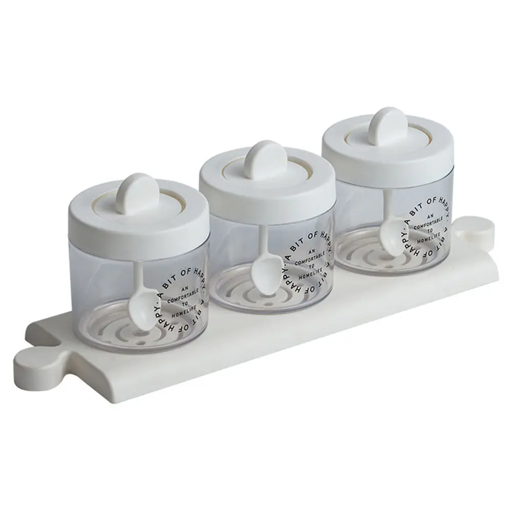 1 Set Kitchen Seasoning Storage Jar Convenient Practical Kitchen Seasoning Bottle 
1 Set Kitchen Seasoning Storage Jar Convenient Practical Kitchen Seasoning Bottle
