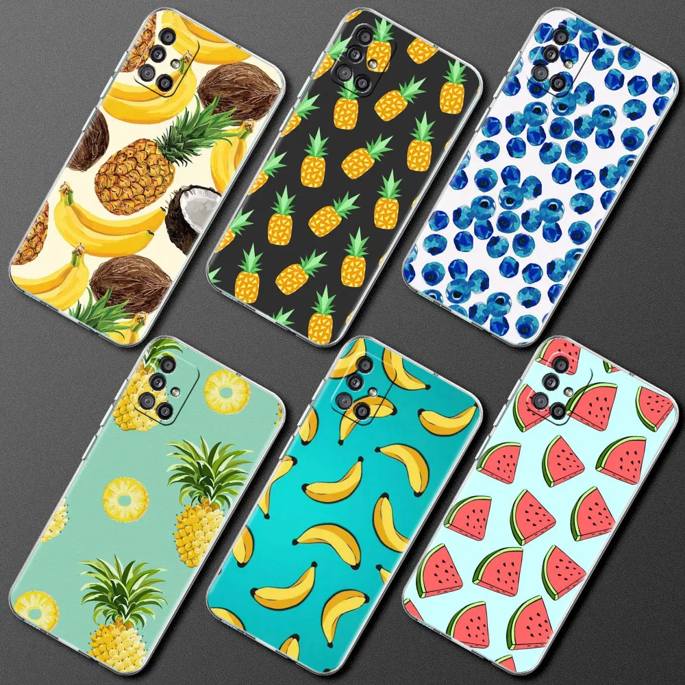 Clear Phone Case For Samsung Galaxy A51 5G A71 A21s A31 A12 A52 A41 A91 A11 A32 A72 Shockproof Soft Cover Summer Fruit Funda Cas
Clear Phone Case For Samsung Galaxy A51 5G A71 A21s A31 A12 A52 A41 A91 A11 A32 A72 Shockproof Soft Cover Summer Fruit Funda Cas