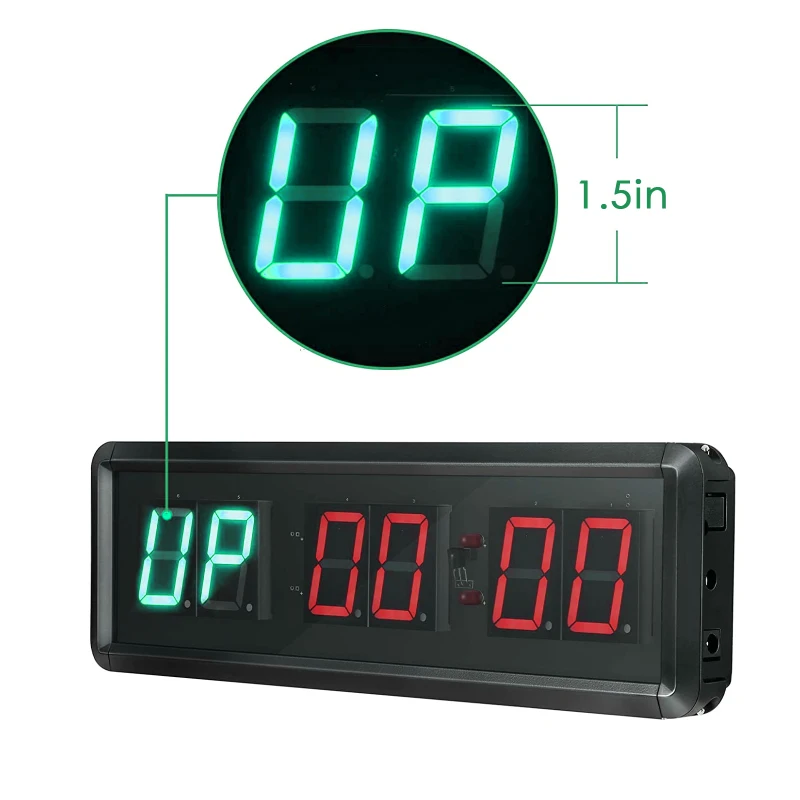 New Design Programable Interval Timer Remote Control LED Crossfit Timer Garage Timer Sports Training Clock Crossfit Gym Timer
New Design Programable Interval Timer Remote Control LED Crossfit Timer Garage Timer Sports Training Clock Crossfit Gym Timer
