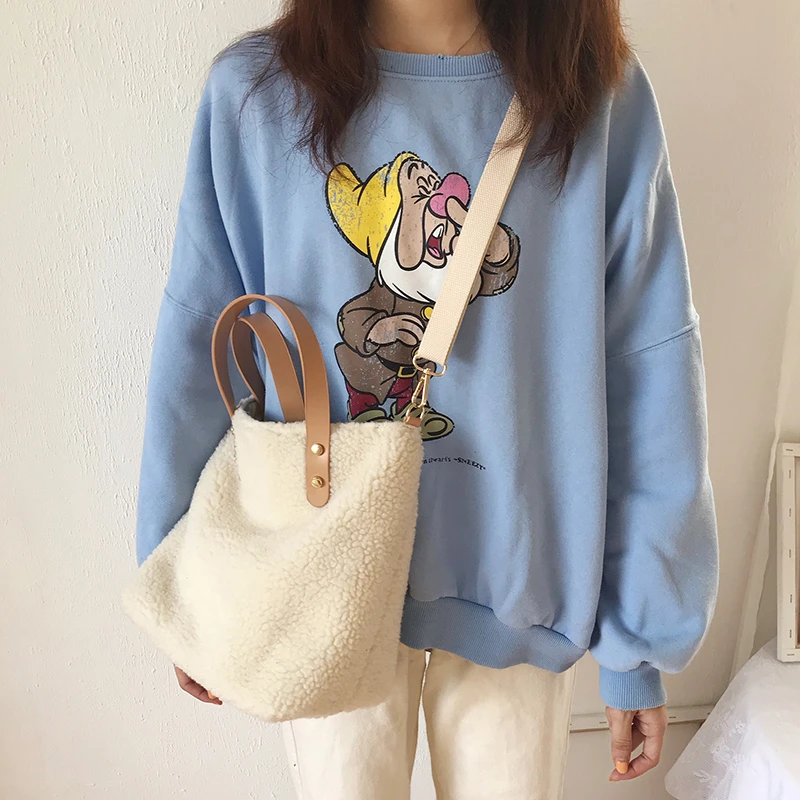 Winter Plush Handbags Wool Shoulder Bags For Women Lambswool Fur Crossbody Bag Solid Color Warm Messenger Bag Bolsa Feminina
Winter Plush Handbags Wool Shoulder Bags For Women Lambswool Fur Crossbody Bag Solid Color Warm Messenger Bag Bolsa Feminina