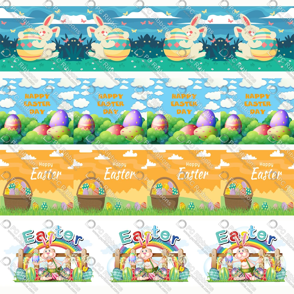16-75MM Easter Theme Grosgrain Polyester Ribbon 50Yards Gift Wrapping Diy Bows Wedding Drections Ribbons
16-75MM Easter Theme Grosgrain Polyester Ribbon 50Yards Gift Wrapping Diy Bows Wedding Drections Ribbons