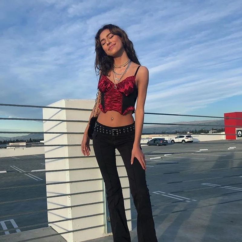 Women High quality Sexy Crop Cami Top Cute Sleeveless Street Fashion Ladies Camisole vintage 2021 Tanks Women's Clothing
Women High quality Sexy Crop Cami Top Cute Sleeveless Street Fashion Ladies Camisole vintage 2021 Tanks Women's Clothing