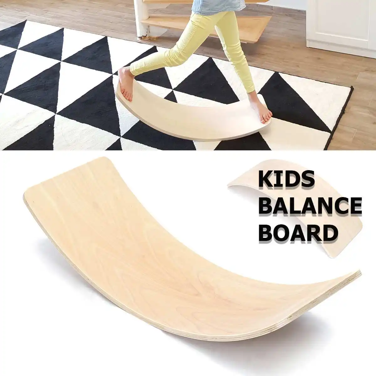 Children's Wooden Balance Board Toys Intelligence Workout Twist Training Seesaw Sports Games Yoga Practice Bending Curved Board
Children's Wooden Balance Board Toys Intelligence Workout Twist Training Seesaw Sports Games Yoga Practice Bending Curved Board