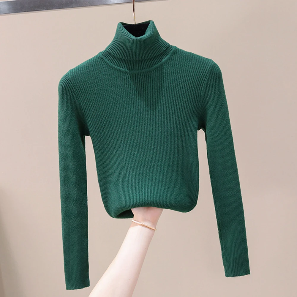 MONERFFI Thick Turtleneck Warm Women Sweaters Autumn Winter Knitted Femme Pull Sweaters High Elasticity Soft Female Pullovers
MONERFFI Thick Turtleneck Warm Women Sweaters Autumn Winter Knitted Femme Pull Sweaters High Elasticity Soft Female Pullovers