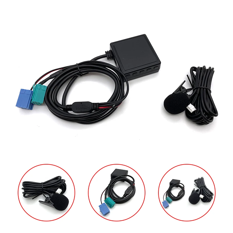 Автомобильный 6-контактный адаптер aux TF с Bluetooth, беспроводной стерео радиоплеер или модуль (Renault 2005-2011) 
Автомобильный 6-контактный адаптер aux TF с Bluetooth, беспроводной стерео радиоплеер или модуль (Renault 2005-2011)