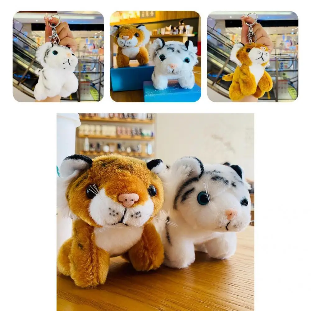 Soft Fine Texture Plush Tiger Keychain Comfortable to Touch Tiger Pendadnt Keychain Fine Stitching for Car Decor
Soft Fine Texture Plush Tiger Keychain Comfortable to Touch Tiger Pendadnt Keychain Fine Stitching for Car Decor
