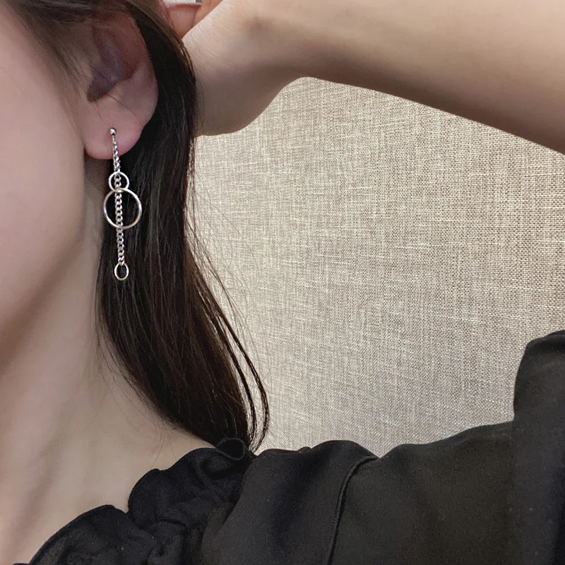 Todorova Punk Round Circle Drop Earrings For Women Double Side Long Chain Tassel Drop Dangle Earrings Fashion Jewelry
Todorova Punk Round Circle Drop Earrings For Women Double Side Long Chain Tassel Drop Dangle Earrings Fashion Jewelry