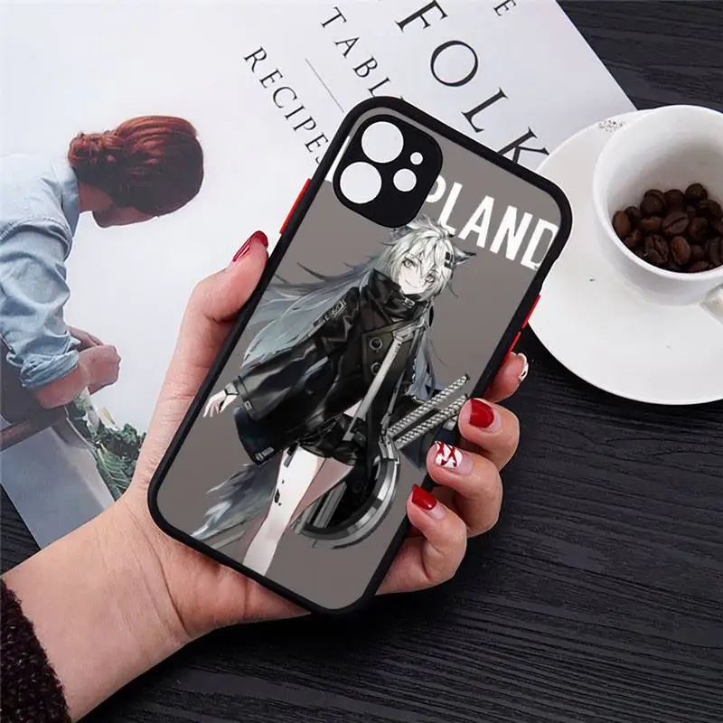 Arknights Lappland Phone Case For iPhone 12 11 Mini Pro XR XS Max 7 8 Plus X Matte transparent cover
Arknights Lappland Phone Case For iPhone 12 11 Mini Pro XR XS Max 7 8 Plus X Matte transparent cover