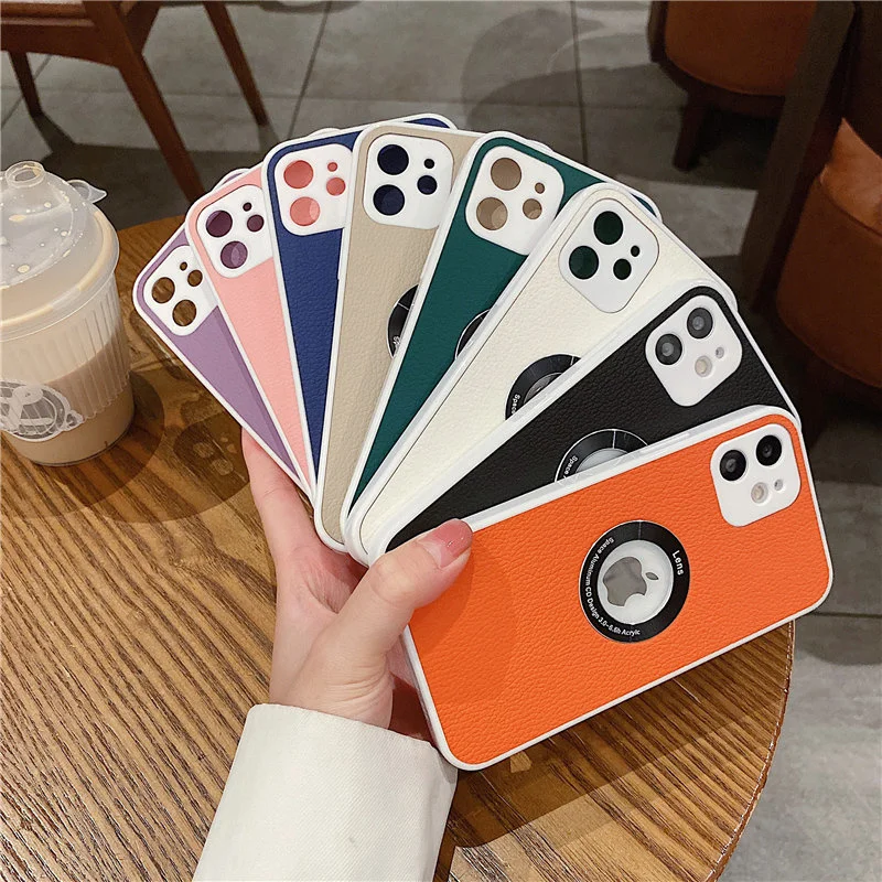 Candy Color Litchi Leather Phone Cases For IPhone 12 11 Pro Max X XR XS 7 8 Plus Case Camera Protection Hollow Back Cover
Candy Color Litchi Leather Phone Cases For IPhone 12 11 Pro Max X XR XS 7 8 Plus Case Camera Protection Hollow Back Cover