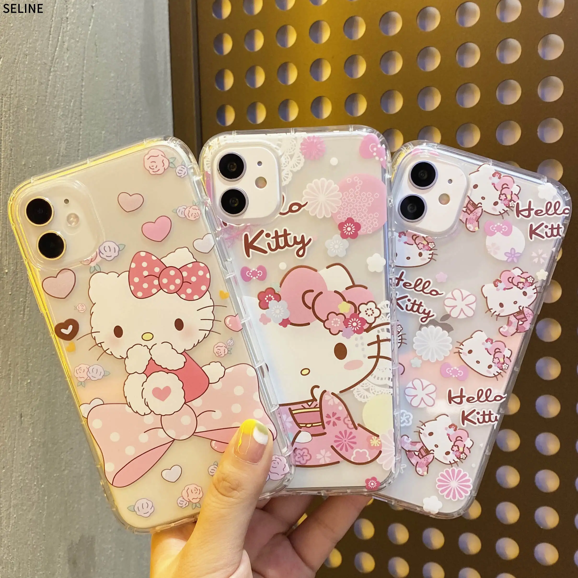 Sanrio Cartoon Hello Kitty KT Cat Soft Mobile Phone Case Transparent Cover For IPhone 12 11 Pro Max 7 8 Plus 6s 6 XR Female Y2k
Sanrio Cartoon Hello Kitty KT Cat Soft Mobile Phone Case Transparent Cover For IPhone 12 11 Pro Max 7 8 Plus 6s 6 XR Female Y2k