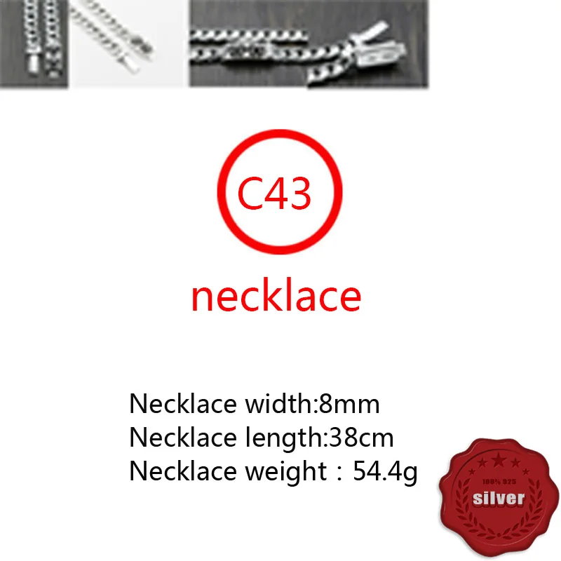 C43 S925 Sterling Silver Necklace Personality Fashion Simple Punk Street Dance Style Cross Round Beaded Sweater Chain Gift hot
C43 S925 Sterling Silver Necklace Personality Fashion Simple Punk Street Dance Style Cross Round Beaded Sweater Chain Gift hot