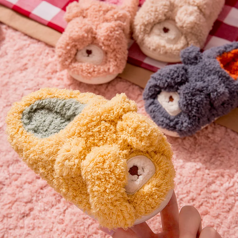 Baby Shoes Winter Cartoon Slippers Kids Home Slides Cute Bear Pattern Boys Soft Bottom Cotton Indoor Warm Plush Thick-soled
Baby Shoes Winter Cartoon Slippers Kids Home Slides Cute Bear Pattern Boys Soft Bottom Cotton Indoor Warm Plush Thick-soled