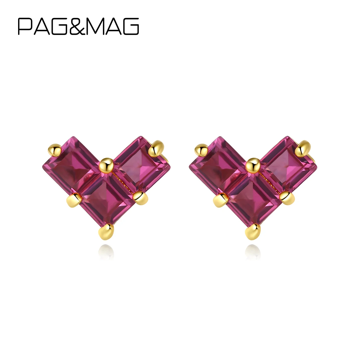 Женские серьги-гвоздики PAG & MAG, серьги из стерлингового серебра 925 пробы с зеленым розовым фианитом, ювелирные украшения, свадебный подарок
Женские серьги-гвоздики PAG & MAG, серьги из стерлингового серебра 925 пробы с зеленым розовым фианитом, ювелирные украшения, свадебный подарок