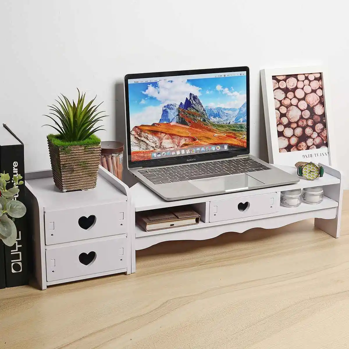 Home Office Computer PC Monitor Riser Storage Drawer Laptop Desk Stand Monitor Holder Table Organizer Screen Shelf TV Stand
Home Office Computer PC Monitor Riser Storage Drawer Laptop Desk Stand Monitor Holder Table Organizer Screen Shelf TV Stand
