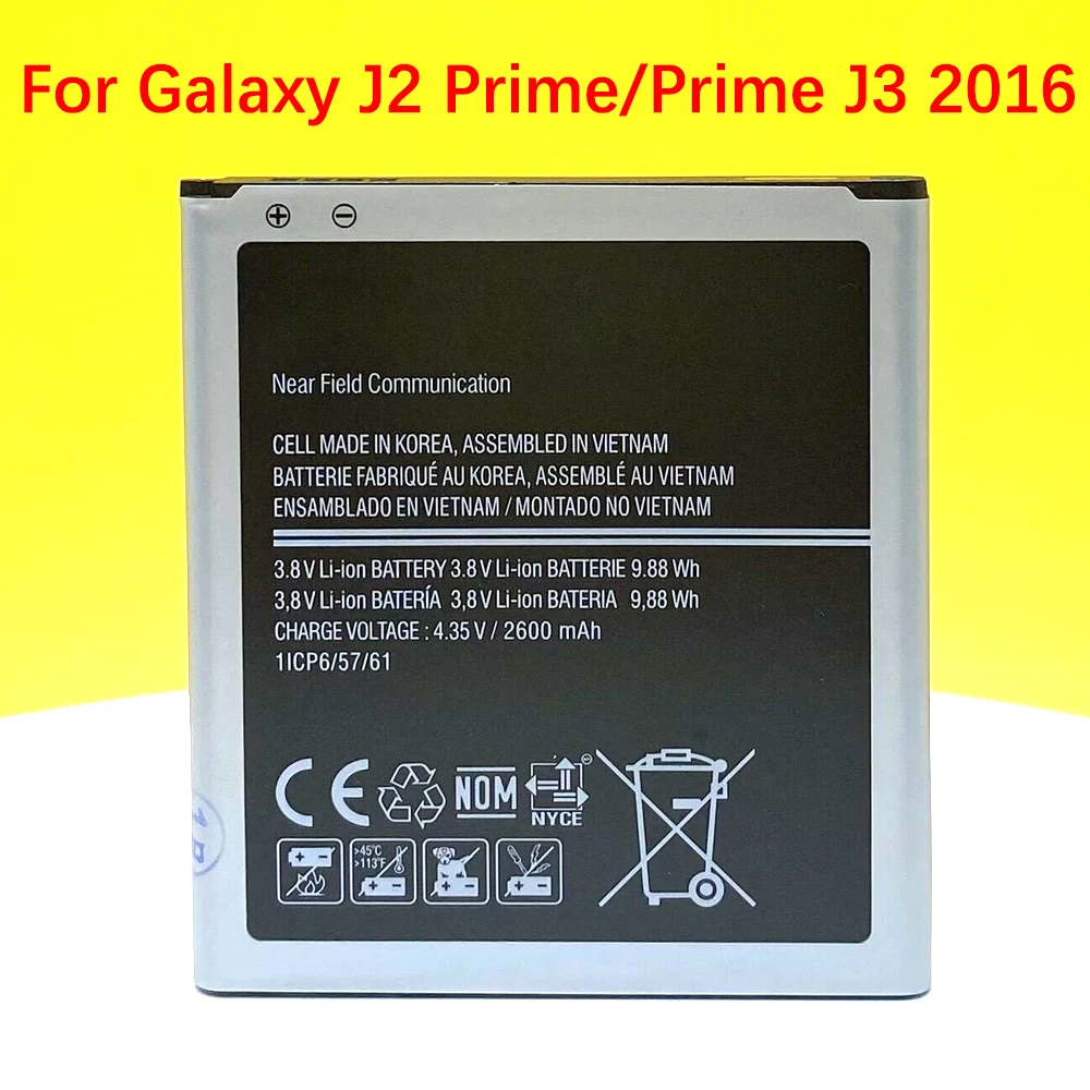Новинка, оригинальная Φ для Samsung Galaxy Grand Prime J3 2016 J320F j2 prime G5308W G530 G531F EB-BG530BBE J5 2015
Новинка, оригинальная Φ для Samsung Galaxy Grand Prime J3 2016 J320F j2 prime G5308W G530 G531F EB-BG530BBE J5 2015