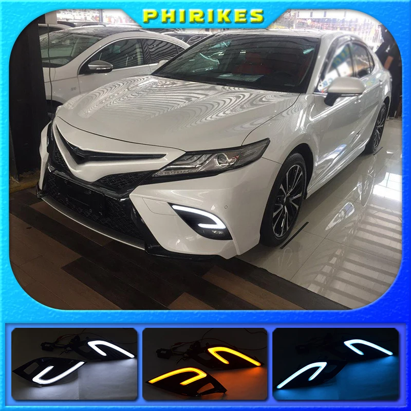 Светодиодный дневной ходовой комплект DRL для Toyota Camry 2018 2019, сигнал поворота с противотумансветильник и проводкой
Светодиодный дневной ходовой комплект DRL для Toyota Camry 2018 2019, сигнал поворота с противотумансветильник и проводкой