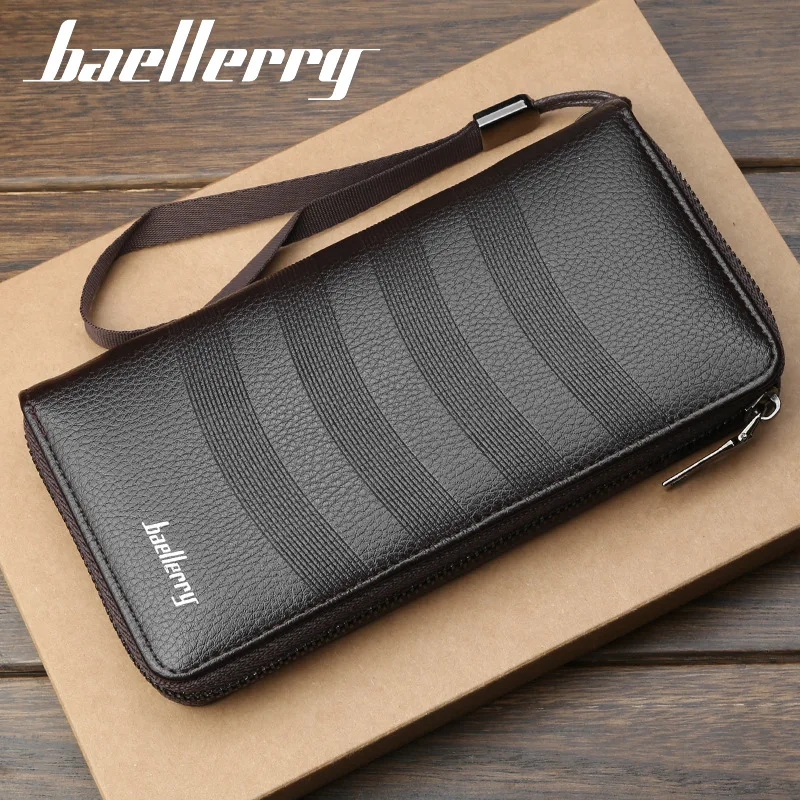 Baellerry Men Vintage Brown Solid Long Wallet PU Leather Zipper Porta Handbag Wallet Coin Pocket Card Holder business Wallet
Baellerry Men Vintage Brown Solid Long Wallet PU Leather Zipper Porta Handbag Wallet Coin Pocket Card Holder business Wallet