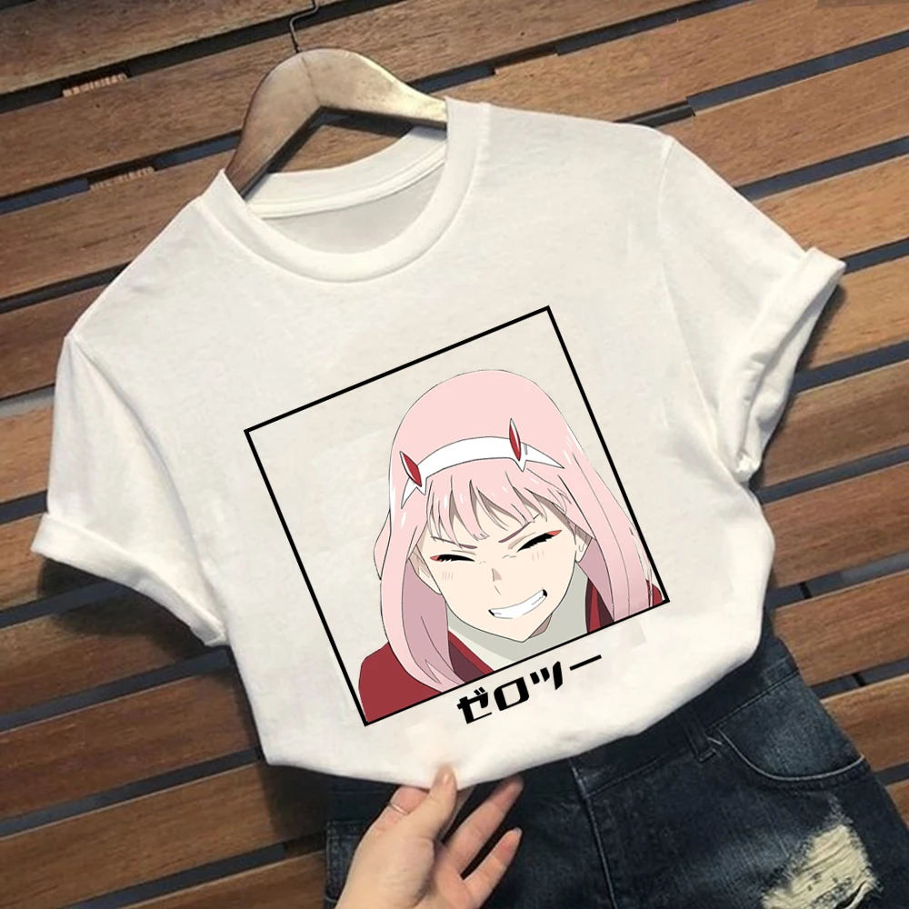 Japanese Anime Darling in the Fanxx Unisex T Shirt Short Sleeve Harajuku Zero Two Women Tees Clothes
Japanese Anime Darling in the Fanxx Unisex T Shirt Short Sleeve Harajuku Zero Two Women Tees Clothes