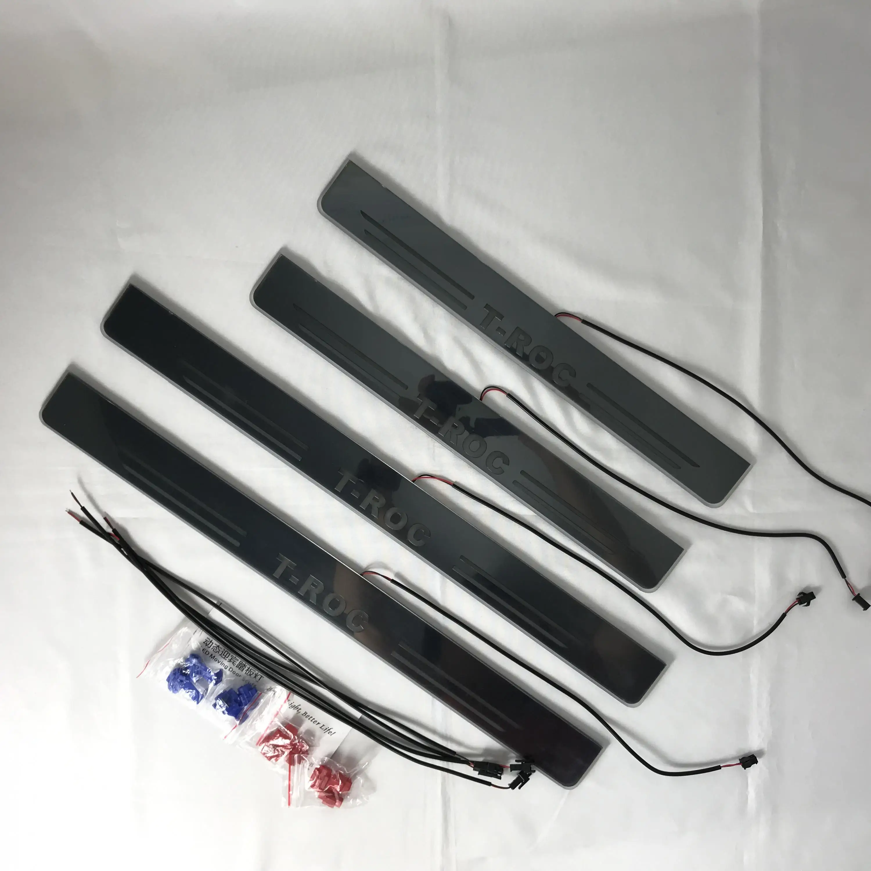 Osmrk led door sill plate for volkswagen T-roc flat lining overlays fixed light threshold guards, 4pcs
Osmrk led door sill plate for volkswagen T-roc flat lining overlays fixed light threshold guards, 4pcs