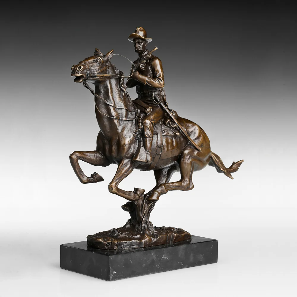 31cm Bronze Sculpture Western Cowboy with Gun Statue Hot Casting Brass Vintage Art High Grade Home Decoration
31cm Bronze Sculpture Western Cowboy with Gun Statue Hot Casting Brass Vintage Art High Grade Home Decoration