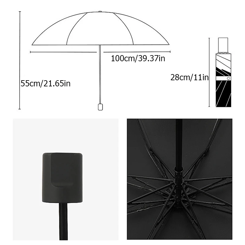 Automatic Folding Reverse Umbrellas for Men Women Travel Rain Umbrellas Windproof Business 10Rib Parapluie Inverted Sun Umbrella
Automatic Folding Reverse Umbrellas for Men Women Travel Rain Umbrellas Windproof Business 10Rib Parapluie Inverted Sun Umbrella