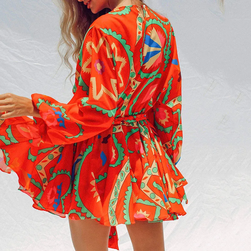 New fashion round neck lantern sleeve printed dress 2021 summer ladies hipster banquet dress sexy loose women's dress vestido
New fashion round neck lantern sleeve printed dress 2021 summer ladies hipster banquet dress sexy loose women's dress vestido