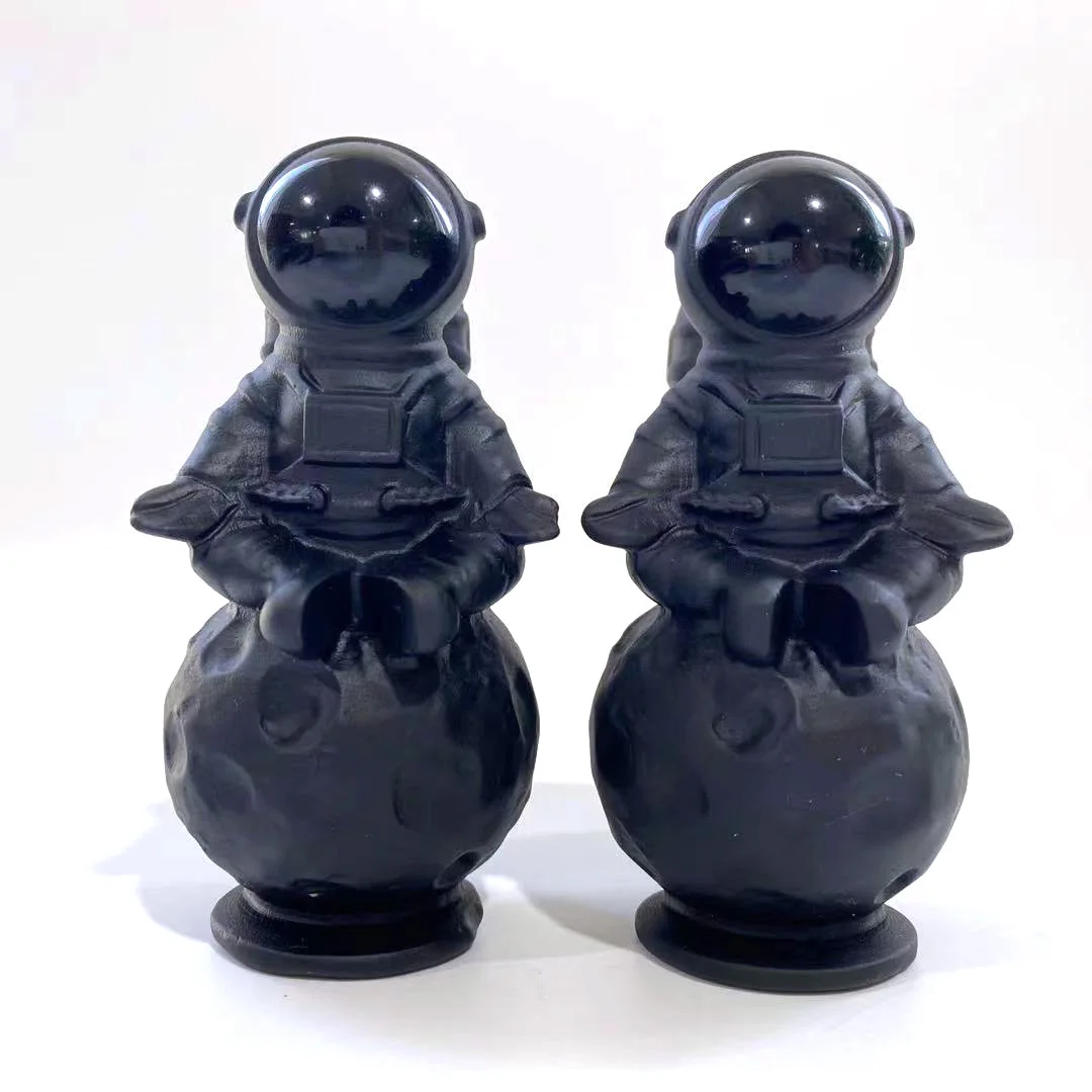 1PCS Natural High Quality Cool Crystal Stone Black Obsidian Spaceman For Home Decor RZJ
1PCS Natural High Quality Cool Crystal Stone Black Obsidian Spaceman For Home Decor RZJ